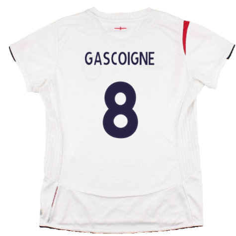 England 2005-07 Home Shirt (Womens 12) (Good) (GASCOIGNE 8)