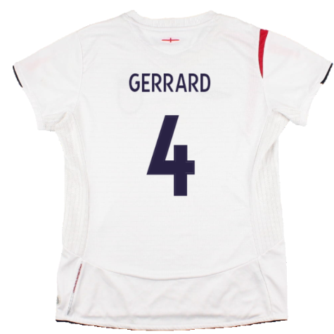 England 2005-07 Home Shirt (Womens 12) (Good) (GERRARD 4)