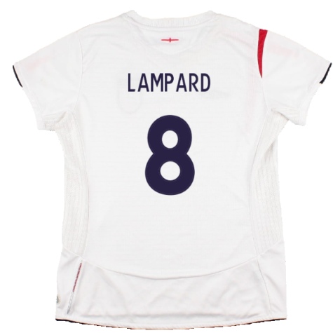 England 2005-07 Home Shirt (Womens 12) (Good) (LAMPARD 8)