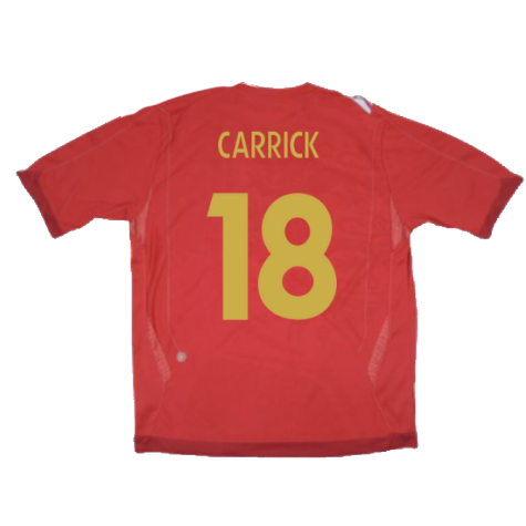 England 2006-08 Away (XL) (Very Good) (CARRICK 18)