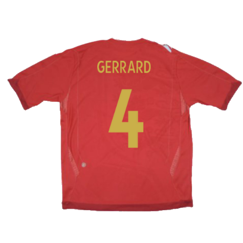 England 2006-08 Away (XL) (Very Good) (GERRARD 4)