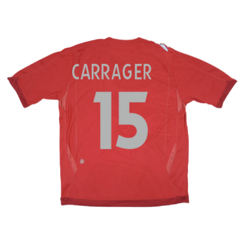 England 2006-08 Away Shirt (S) (Very Good) (CARRAGHER 15)