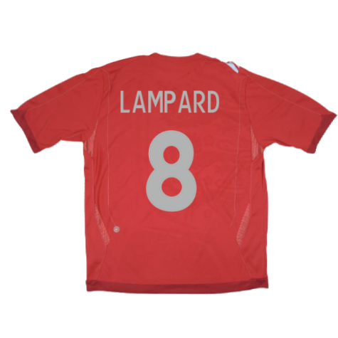 England 2006-08 Away Shirt (S) (Very Good) (LAMPARD 8)