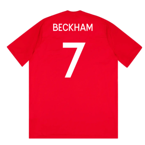 England 2010-11 Away Shirt (XL) (Mint) (BECKHAM 7)