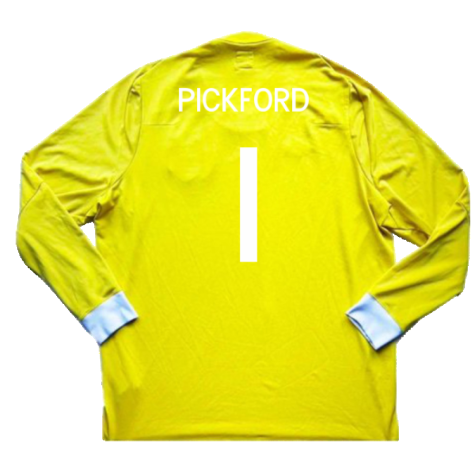 England 2010-11 Goalkeeper Shirt (L) (Mint) (PICKFORD 1)