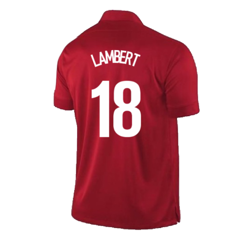 England 2013-14 Away Shirt (XL Boys) (Excellent) (LAMBERT 18)