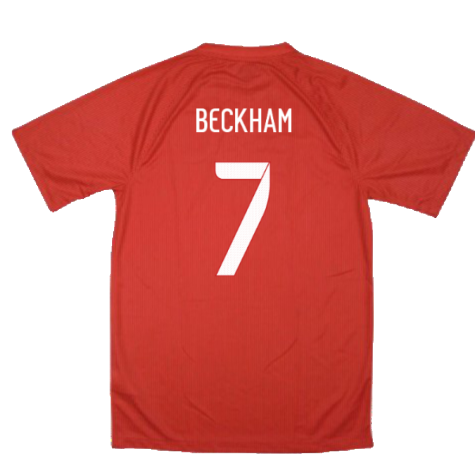 England 2014-16 Away Shirt (XL) (Very Good) (BECKHAM 7)