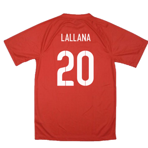 England 2014-16 Away (L) (Very Good) (LALLANA 20)