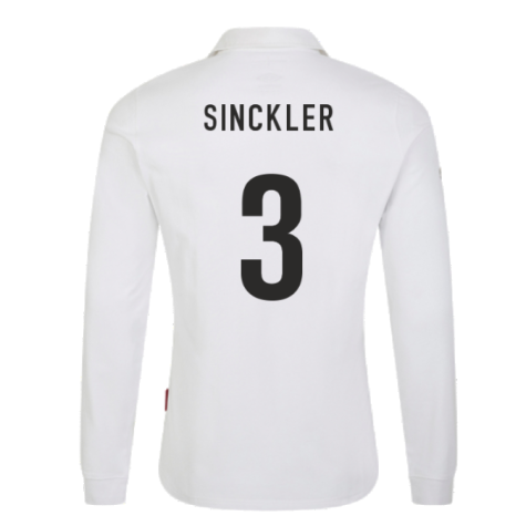 England 2023 RWC Home LS Classic Rugby Shirt (Sinckler 3)