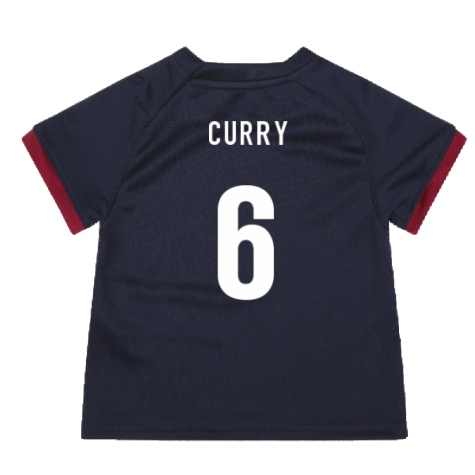 England RWC 2023 Alternate Replica Rugby Baby Shirt (Curry 6)