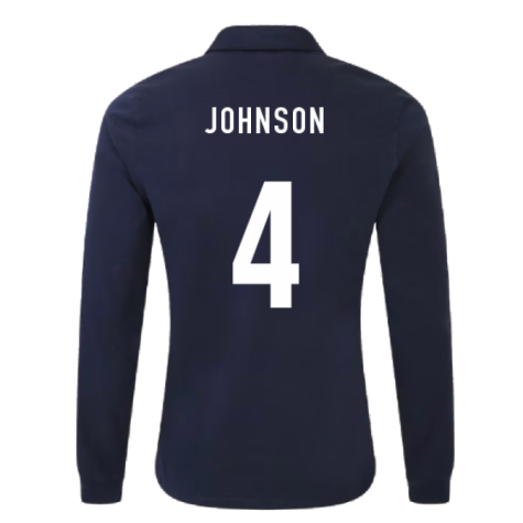 England RWC 2023 Alternate Rugby LS Classic Shirt (Johnson 4)