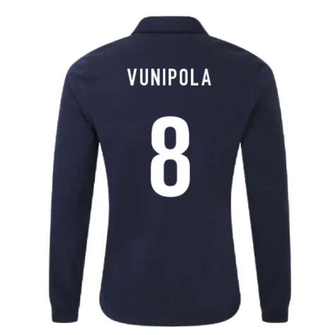 England RWC 2023 Alternate Rugby LS Classic Shirt (Vunipola 8)