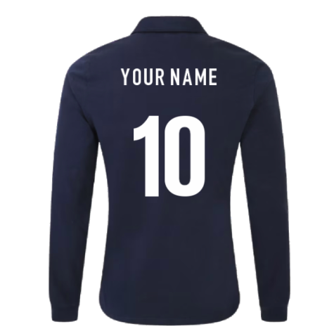 England RWC 2023 Alternate Rugby LS Classic Shirt (Your Name)