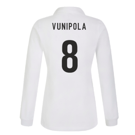 England RWC 2023 Home Classic LS Rugby Shirt (Ladies) (Vunipola 8)