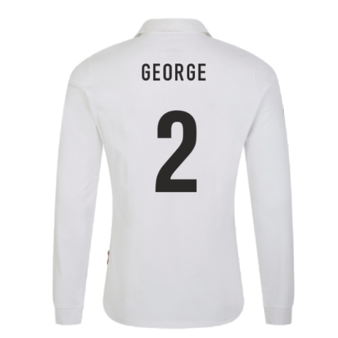 England RWC 2023 Home LS Classic Jersey (Kids) (George 2)