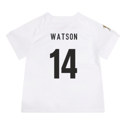 England RWC 2023 Home Replica Rugby Baby Kit (Watson 14)