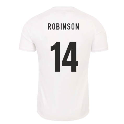 England RWC 2023 Home Replica Rugby Shirt (Robinson 14)