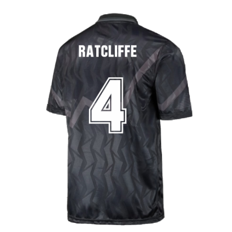 Everton 1990 Black Out Retro Football Shirt (Ratcliffe 4)