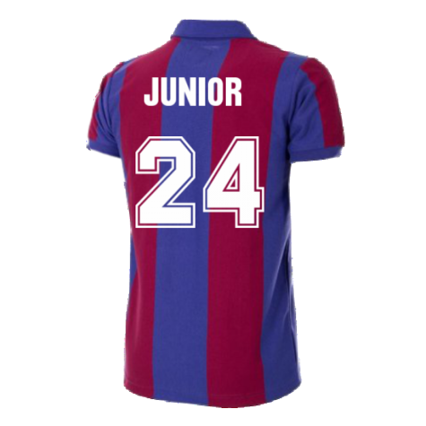 FC Barcelona 1980 - 81 Retro Football Shirt (JUNIOR 24)