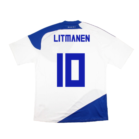 Finland 2010-11 Home Shirt ((Excellent) XL) (LITMANEN 10)