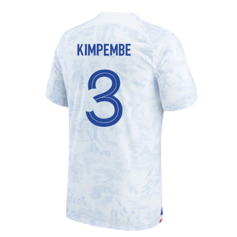 France 2022-23 Away Shirt (Mbappe #10) (Womens M) (Good) (KIMPEMBE 3)