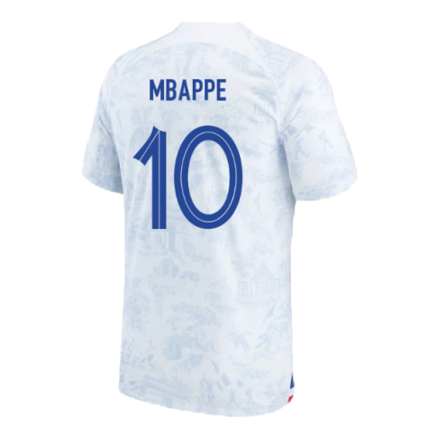 France 2022-23 Away Shirt (Mbappe #10) (Womens M) (Good) (MBAPPE 10)
