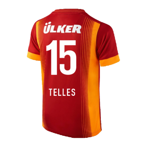 Galatasaray 2014-15 Home Shirt ((Excellent) S) (Telles 15)