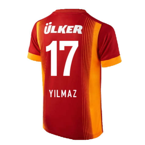 Galatasaray 2014-15 Home Shirt ((Excellent) S) (Yılmaz 17)