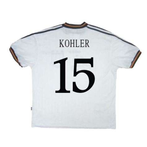 Germany 1996-98 Home WM06 Shirt (S) (Excellent) (Kohler 15)