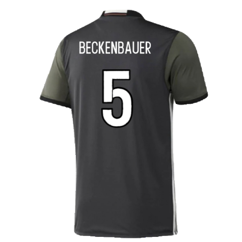 Germany 2016-17 Away Shirt (M) (Excellent) (Beckenbauer 5)