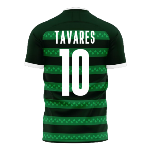 Hibernian 2021-2022 Third Concept Football Kit (Libero) (TAVARES 10)