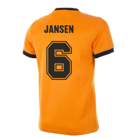 Holland World Cup 1978 Retro Football Shirt (Jansen 6)