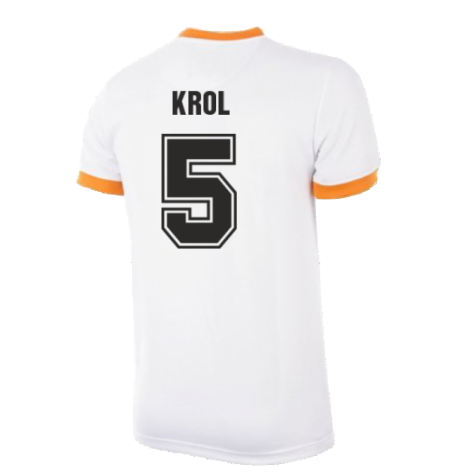 Holland World Cup Away 1978 Retro Football Shirt (Krol 5)