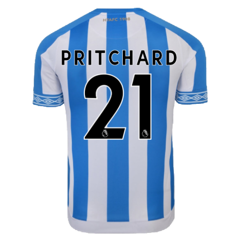 Huddersfield 2018-19 Home Shirt ((Excellent) M) (Pritchard 21)