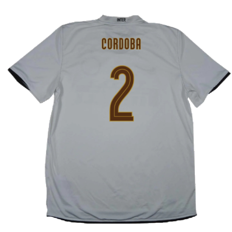 Inter Milan 2008-09 Away Shirt (XXL) (Fair) (Cordoba 2)