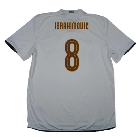 Inter Milan 2008-09 Away Shirt (XXL) (Fair) (Ibrahimovic 8)