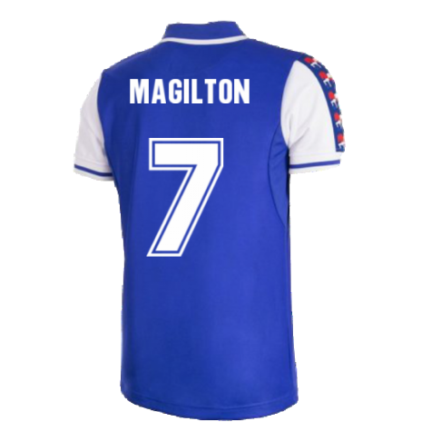 Ipswich Town FC 1997 - 99 Short Sleeve Retro Football Shirt (Magilton 7)