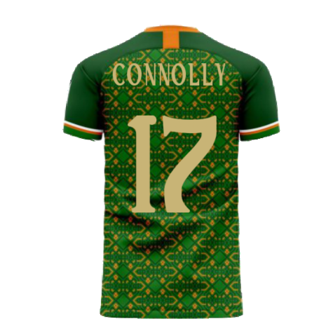 Ireland 2024-2025 Home Concept Football Kit (Libero) (CONNOLLY 17)