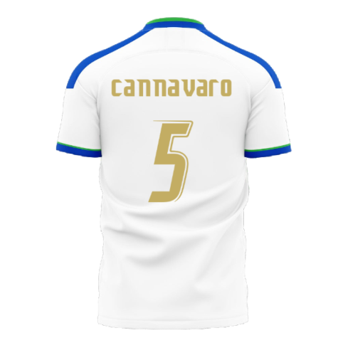 Italy 2006 Style Away Concept Shirt (Libero) (CANNAVARO 5)