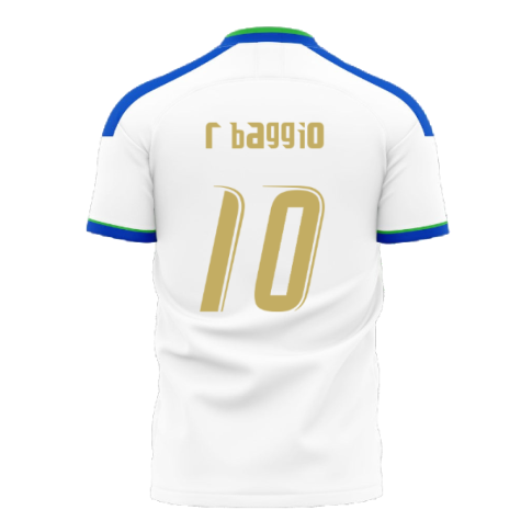 Italy 2006 Style Away Concept Shirt (Libero) (R BAGGIO 10)