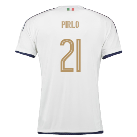 Italy 2016-17 Away Shirt (L) (Very Good) (Pirlo 21)