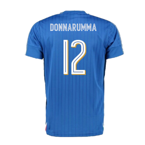 Italy 2016-17 Home Shirt (XLB) (Good) (Donnarumma 12)