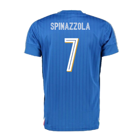 Italy 2016-17 Home Shirt (XLB) (Good) (Spinazzola 7)