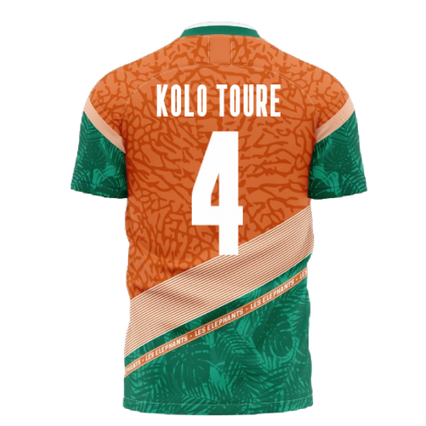 Ivory Coast 2025-2026 Away Concept Football Kit (Libero) (KOLO TOURE 4)
