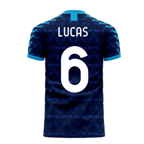 Lazio 2024-2025 Away Concept Football Kit (Viper) (LUCAS 6)