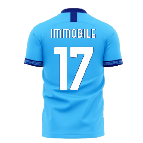 Lazio 2024-2025 Home Concept Football Kit (Libero) (Immobile 17)