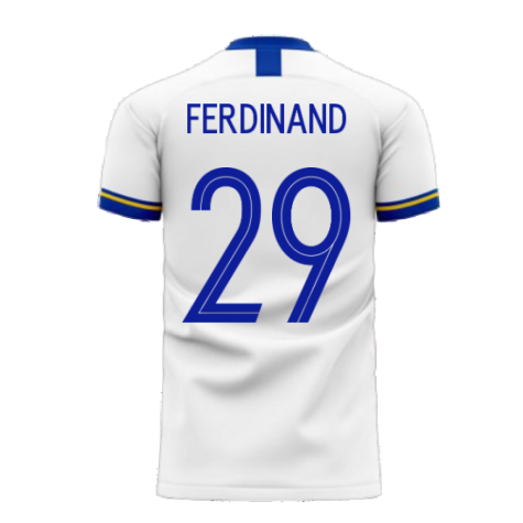 Leeds 2020-2021 Home Concept Football Kit (Fans Culture) (FERDINAND 29)