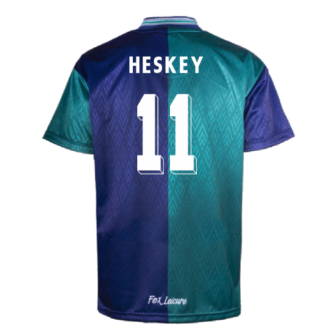 Leicester City 1995 Third Retro Shirt (HESKEY 11)