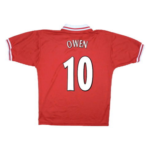 Liverpool 1996-98 Home Shirt (Excellent) (OWEN 10)