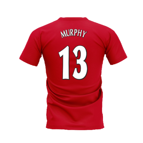 Liverpool 2000-2001 Retro Shirt T-shirt (Red) (Murphy 13)
